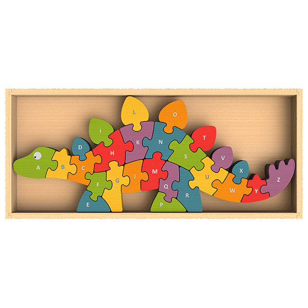 wooden alphabet puzzle