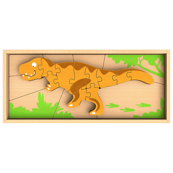 Tyrannosaurus Rex dinosaur puzzle