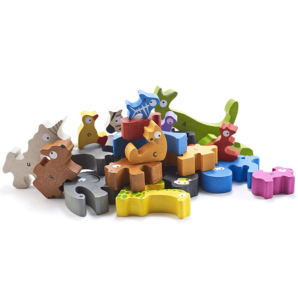 Animal alphabet play set