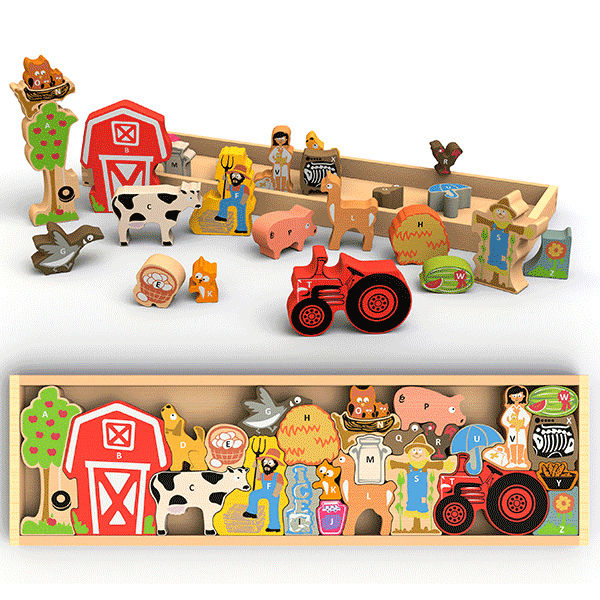 Award-Winning Farm Animals Play Set