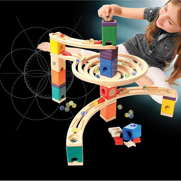 Beginning Wooden Marble Run STEM Set