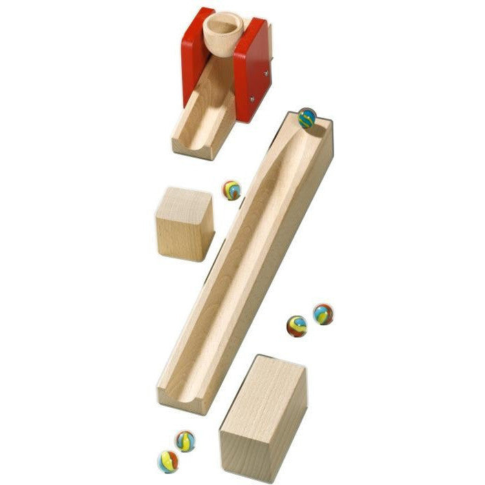 HABA tilting bucket marble run accessory