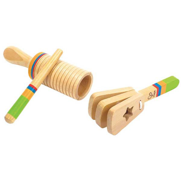 Rhythm Set Clapper and Guiro