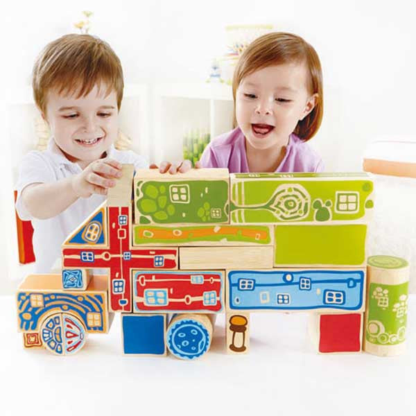 Toddler Bamboo Building Blocks