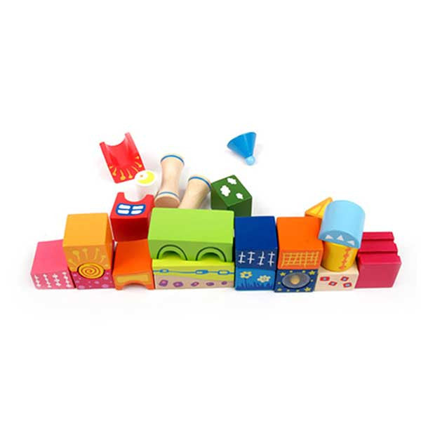 colorful castle building blocks