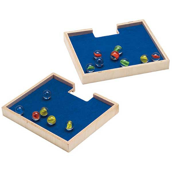 Marble run trays