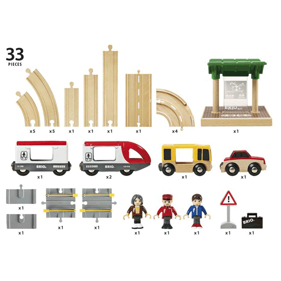 BRIO Rail & Road Travel Set Pieces