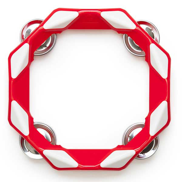 Child's Tambourine in Red